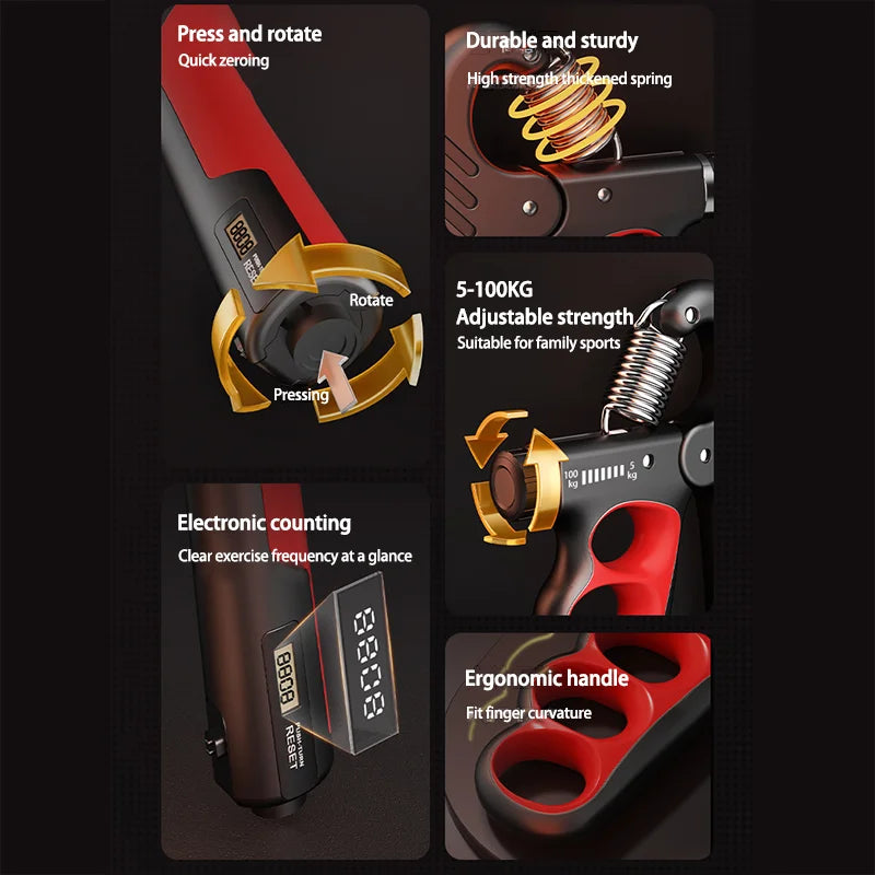5-100kg Hand Grip Strengthener